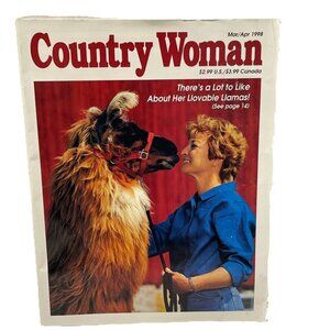 Country Woman Magazine Mar. Apr. 1998 Vol 28 No. 2 Cooking Crafts Design